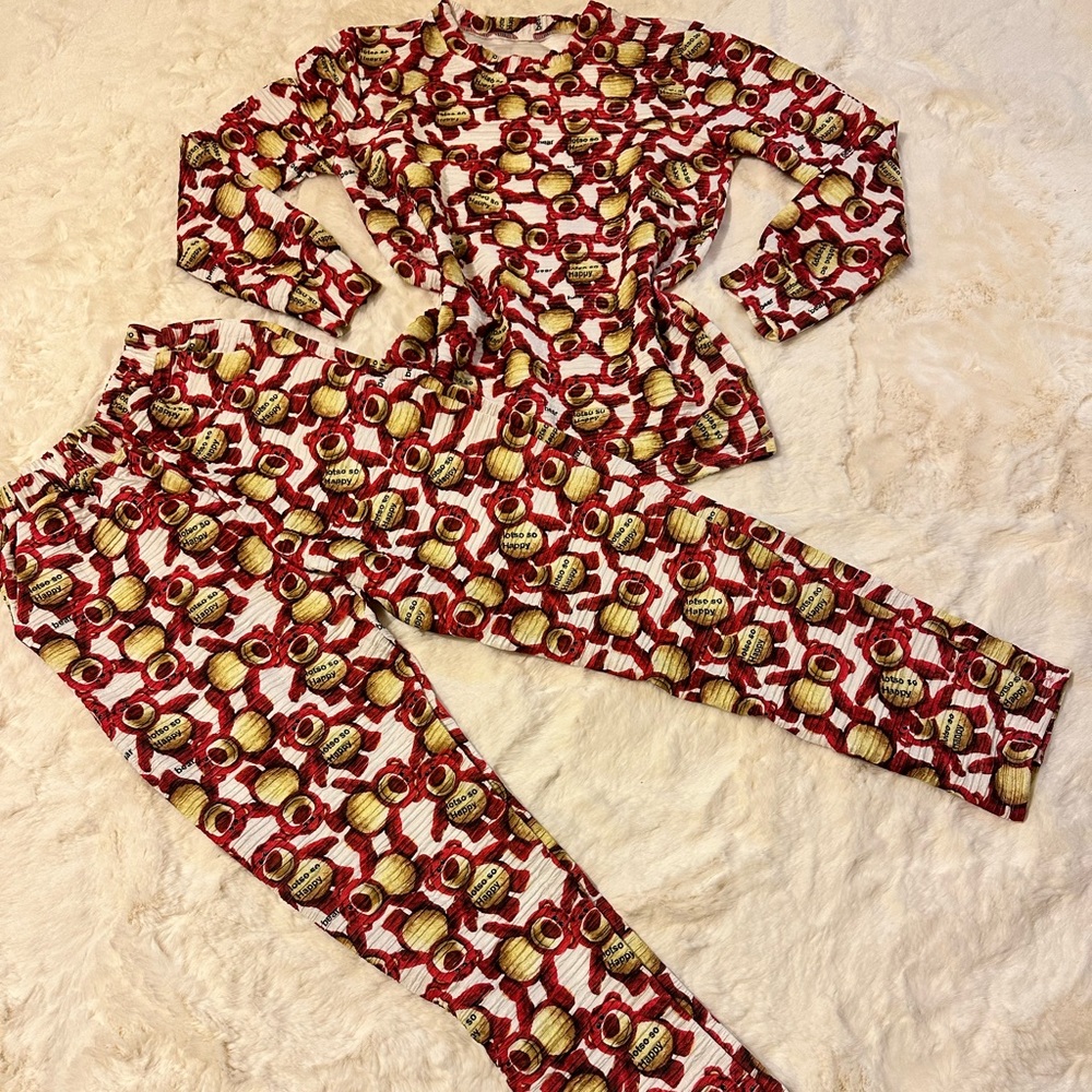 Teddy Bear cartoons pajamas set